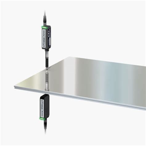 metal thickness measurement sensor|keyence thickness chart.